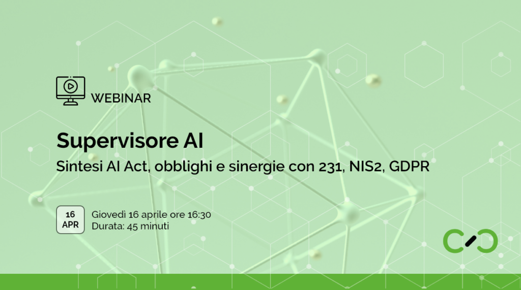Webinar supervisore AI